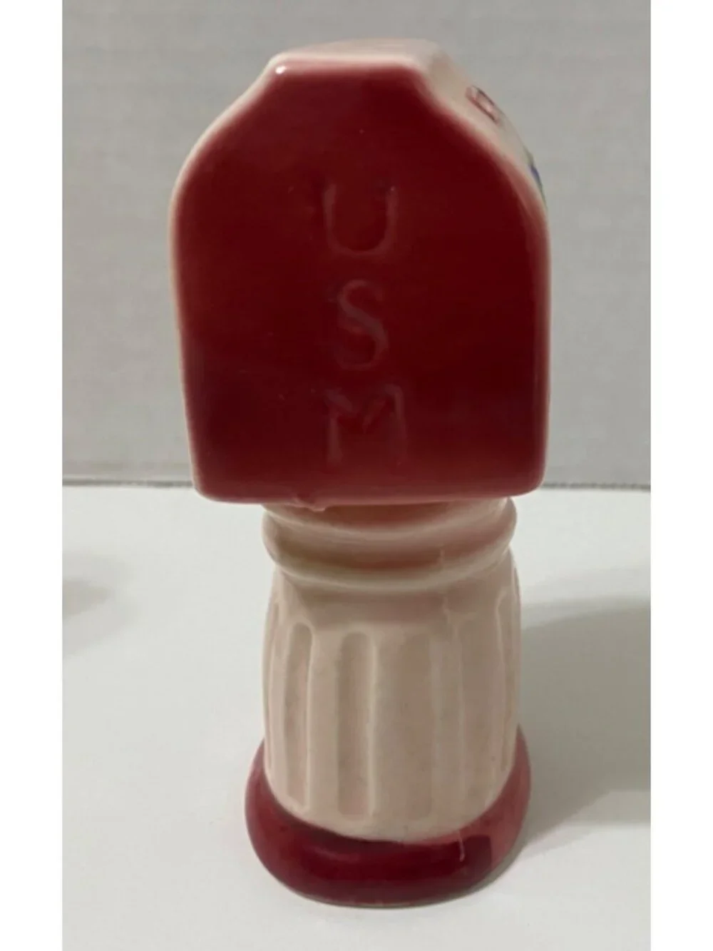 Vtg Girl & Puppy US Mailbox Salt & Pepper Shaker Set Japan